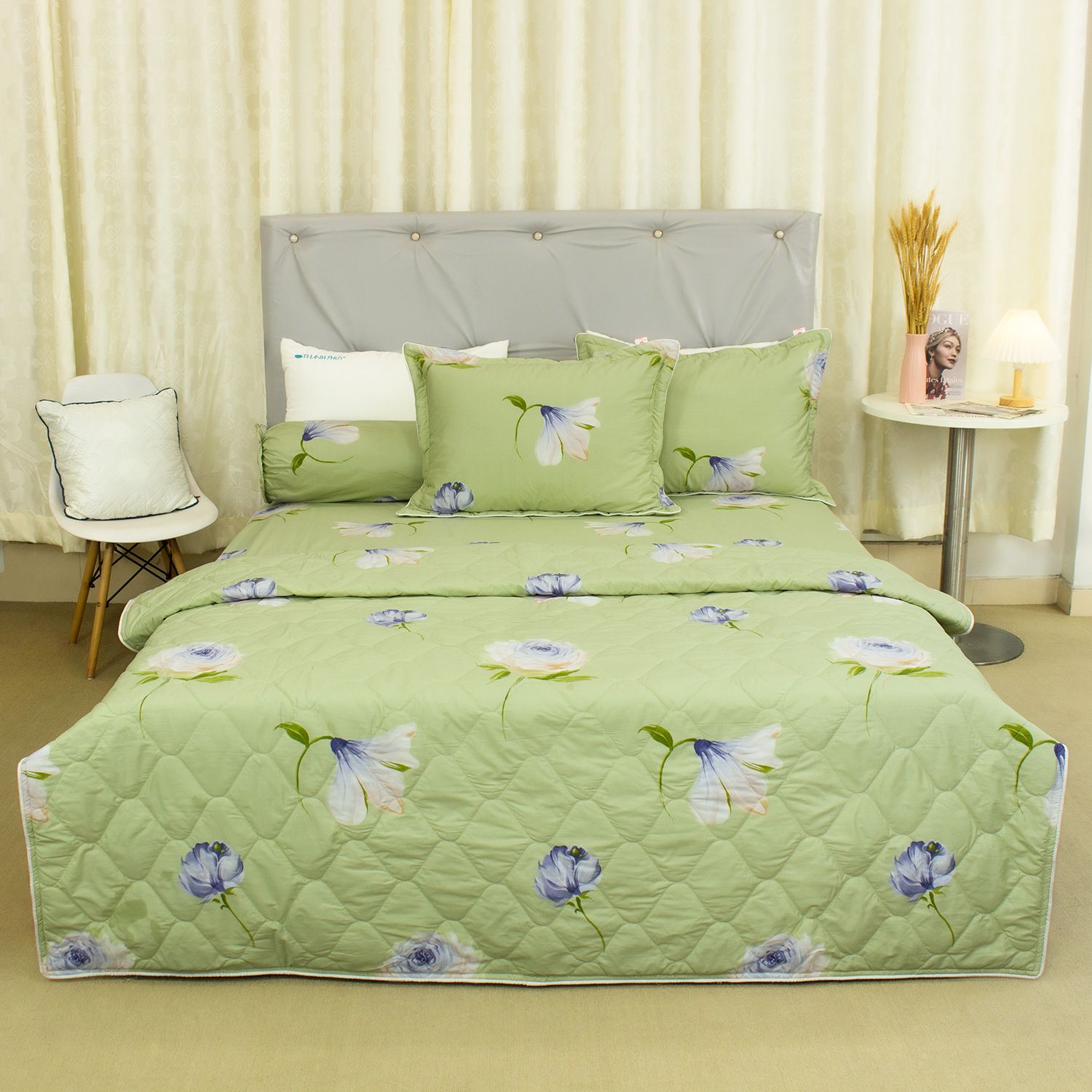  Bộ Ga Bọc Cotton Satin Deluxe 21 