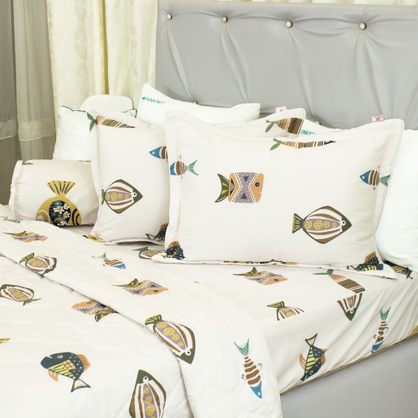  Bộ Ga Bọc Cotton Satin Deluxe 23 