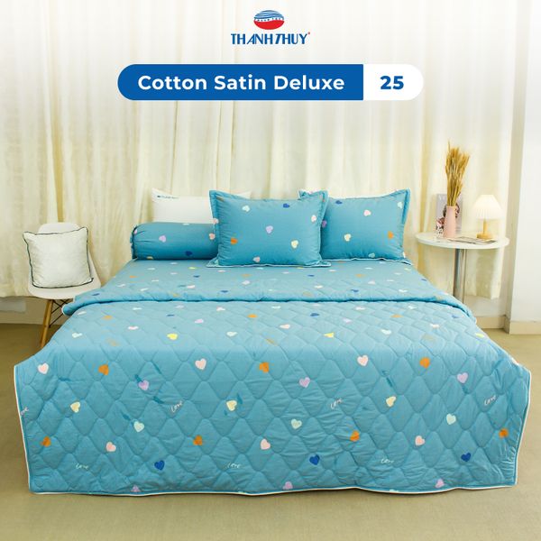  Bộ Ga Bọc Cotton Satin Deluxe 25 
