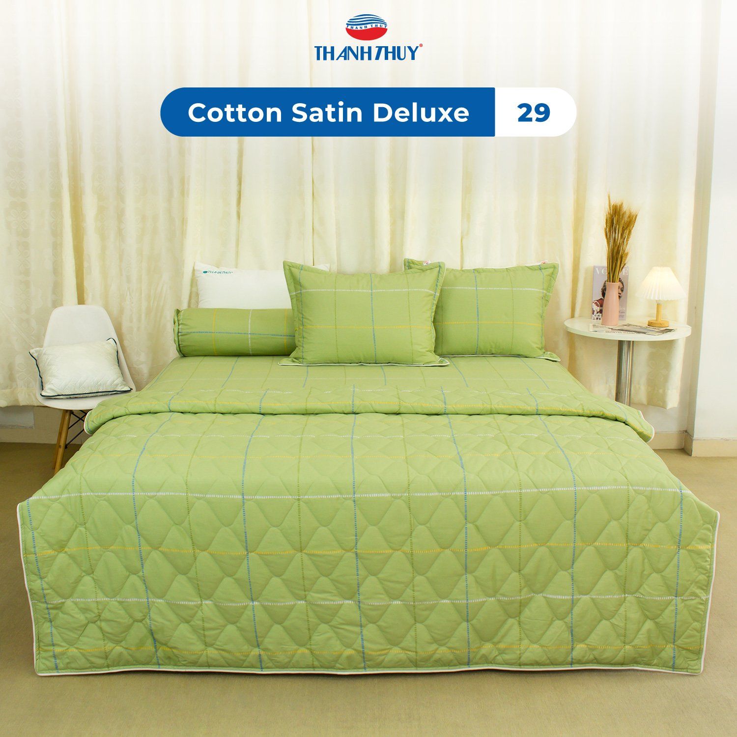 Bộ Ga Bọc Cotton Satin Deluxe 29 