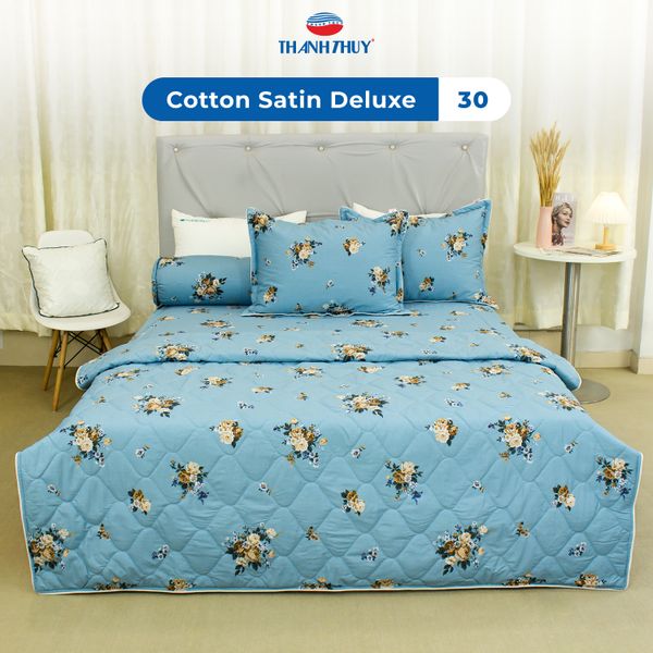  Bộ Ga Bọc Cotton Satin Deluxe 30 