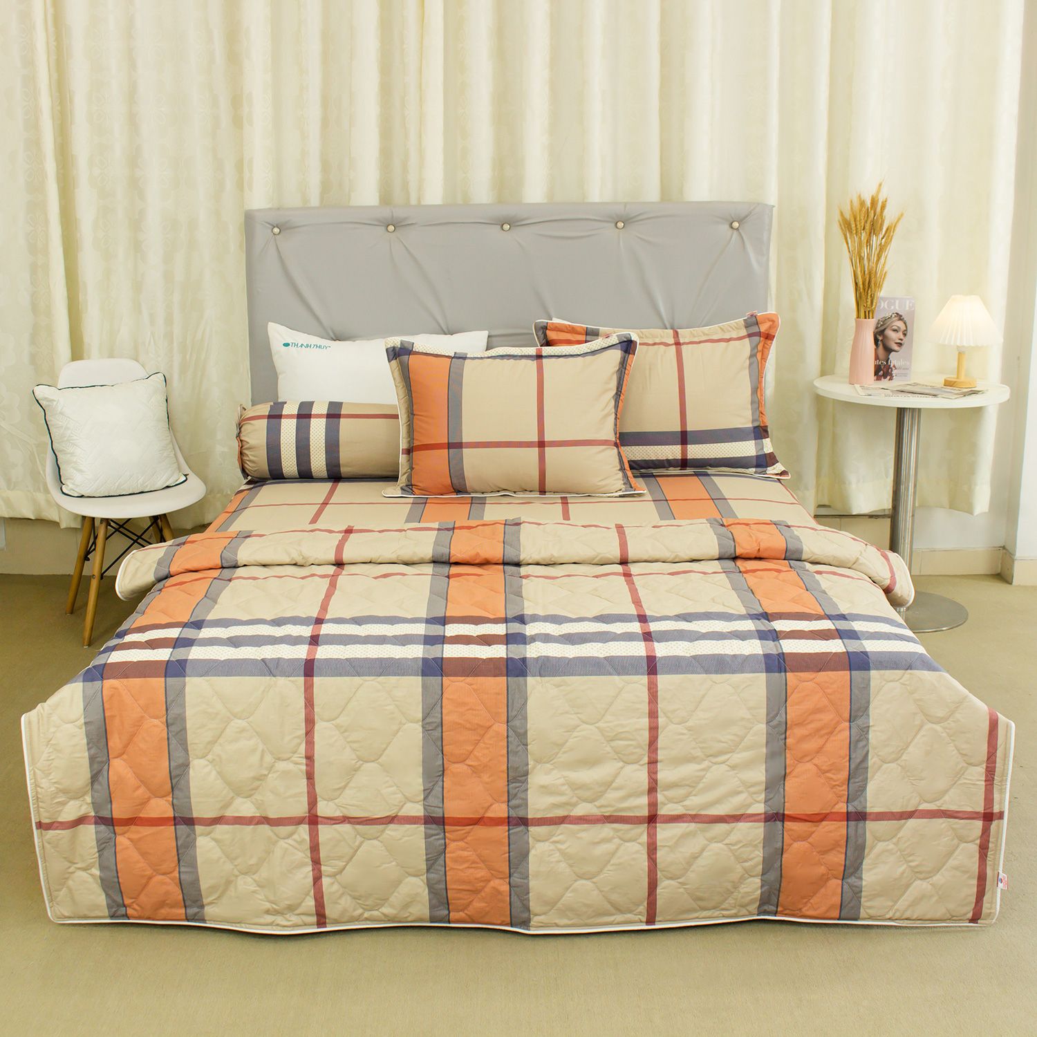  Bộ Ga Bọc Cotton Satin Deluxe 33 