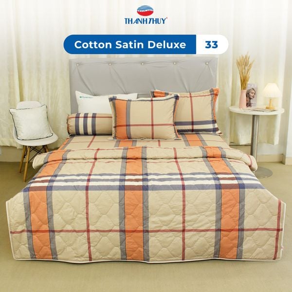  Bộ Ga Bọc Cotton Satin Deluxe 33 