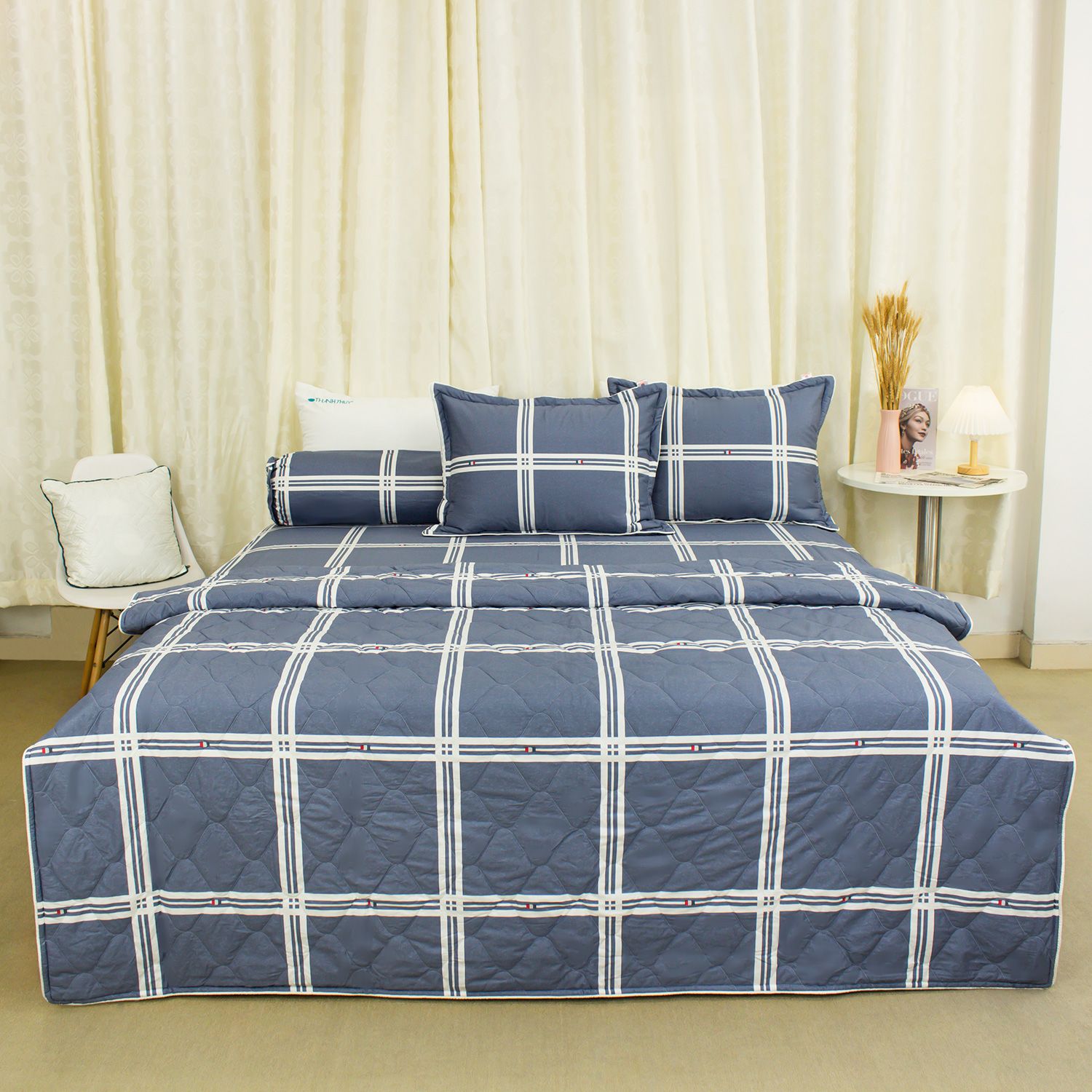  Bộ Ga Bọc Cotton Satin Deluxe 35 