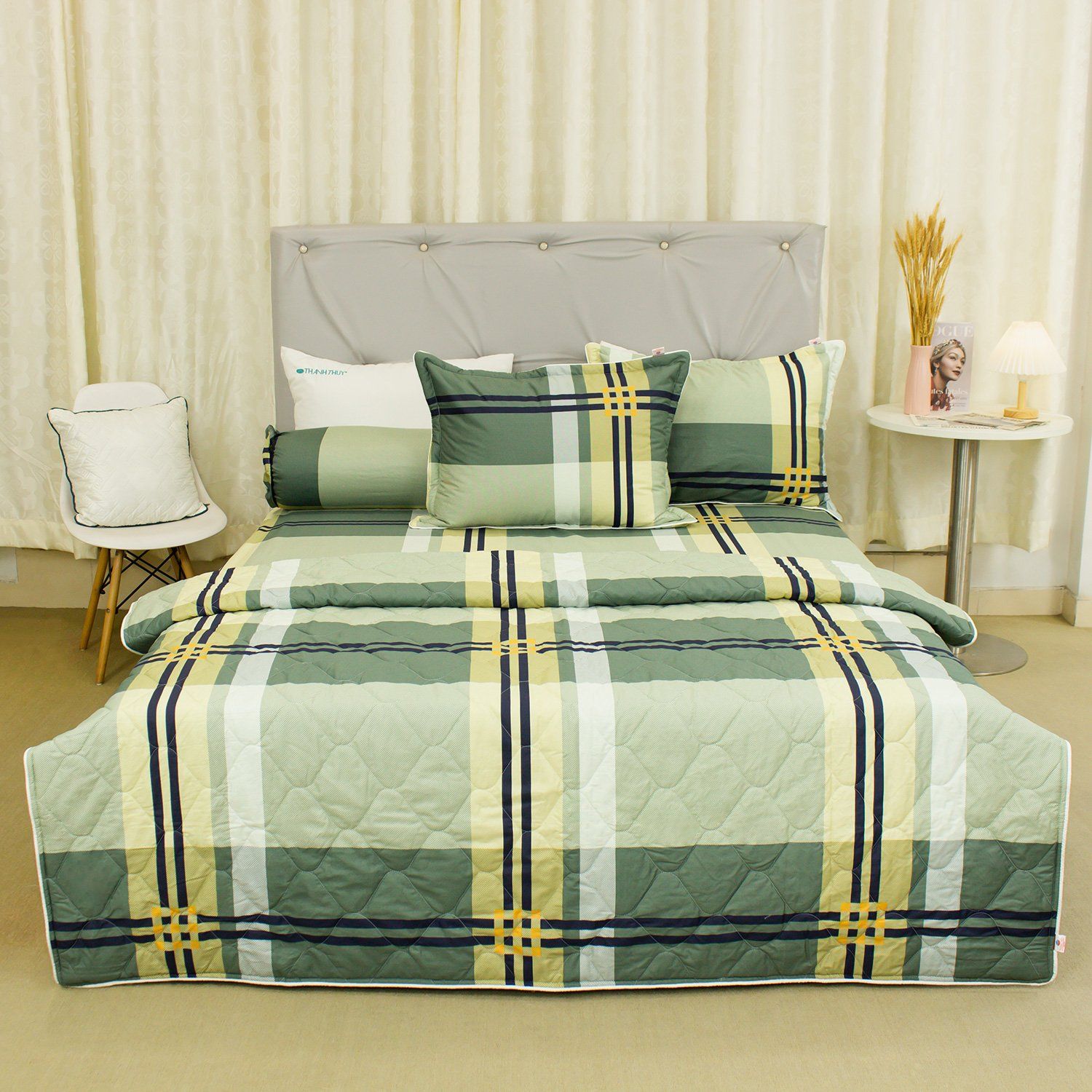  Bộ Ga Bọc Cotton Satin Deluxe 40 