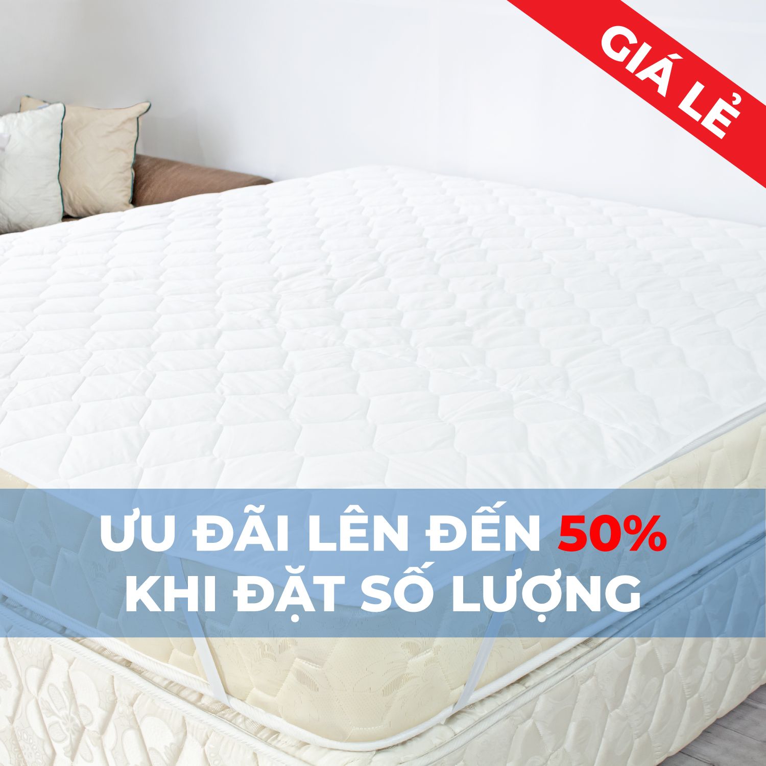  Tấm Bảo Vệ Nệm (ƯU ĐÃI LÊN ĐẾN 50% KHI ĐẶT HÀNG SỐ LƯỢNG) 