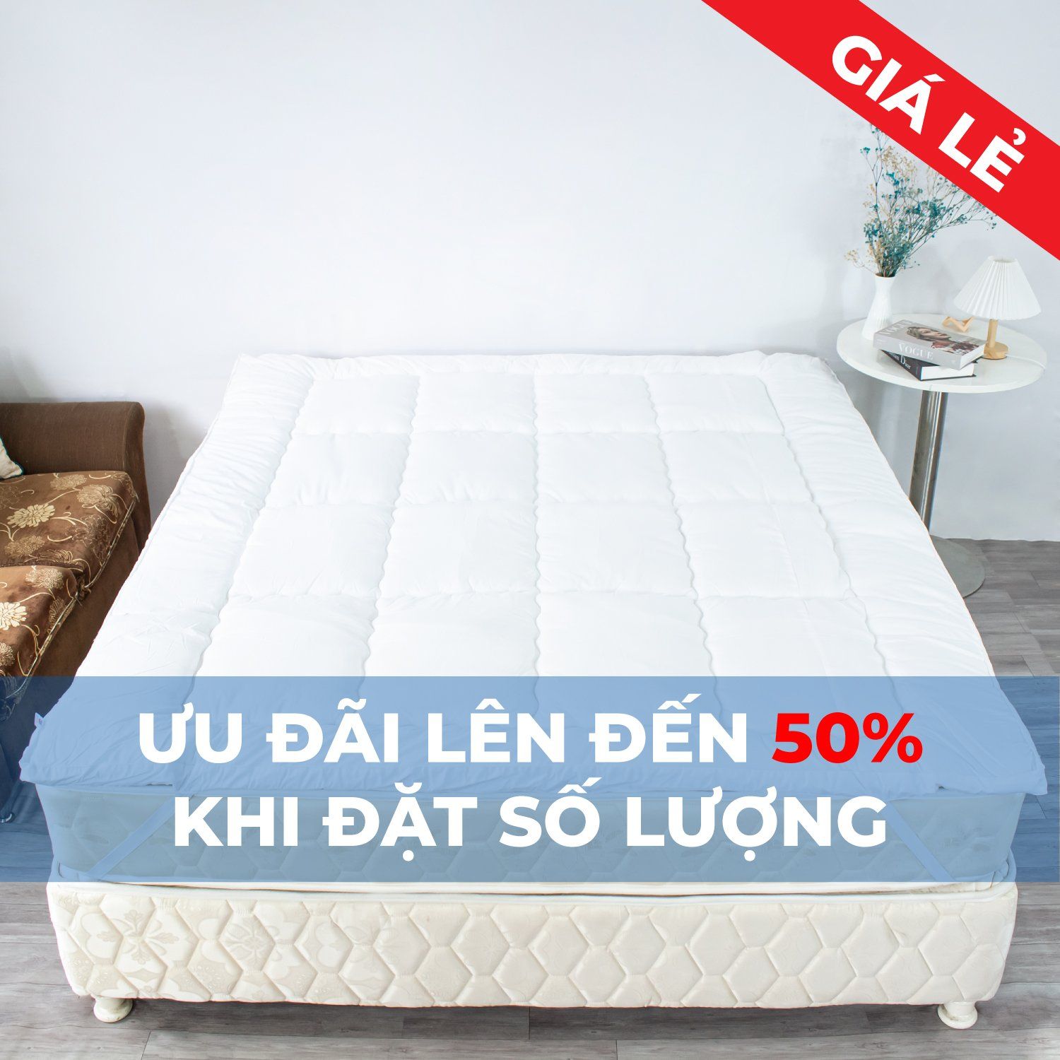  Tấm Tiện Nghi ( TOPPER ) (ƯU ĐÃI LÊN ĐẾN 50% KHI ĐẶT HÀNG SỐ LƯỢNG) 