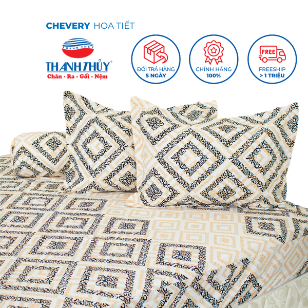  Bộ Ga Bọc Microfiber Chevery Họa Tiết 38 