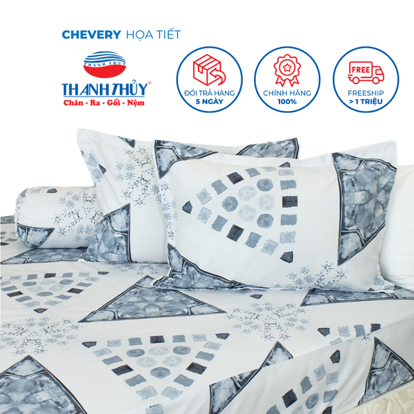  Bộ Ga Bọc Microfiber Chevery Họa Tiết 37 
