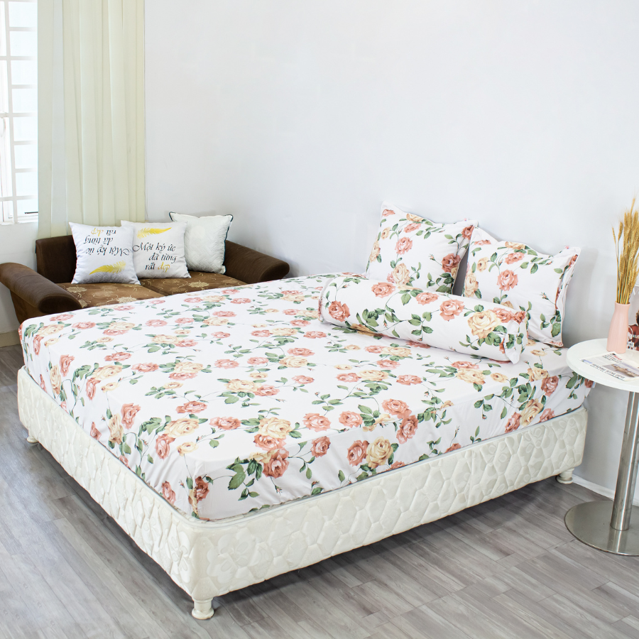  Bộ Ga Bọc Cotton Satin Deluxe 192 