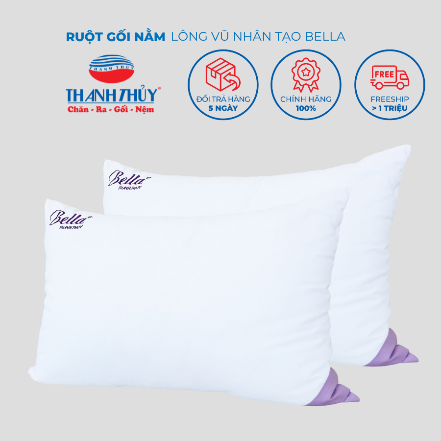  Ruột Gối Lông Vũ Nhân Tạo Bella 