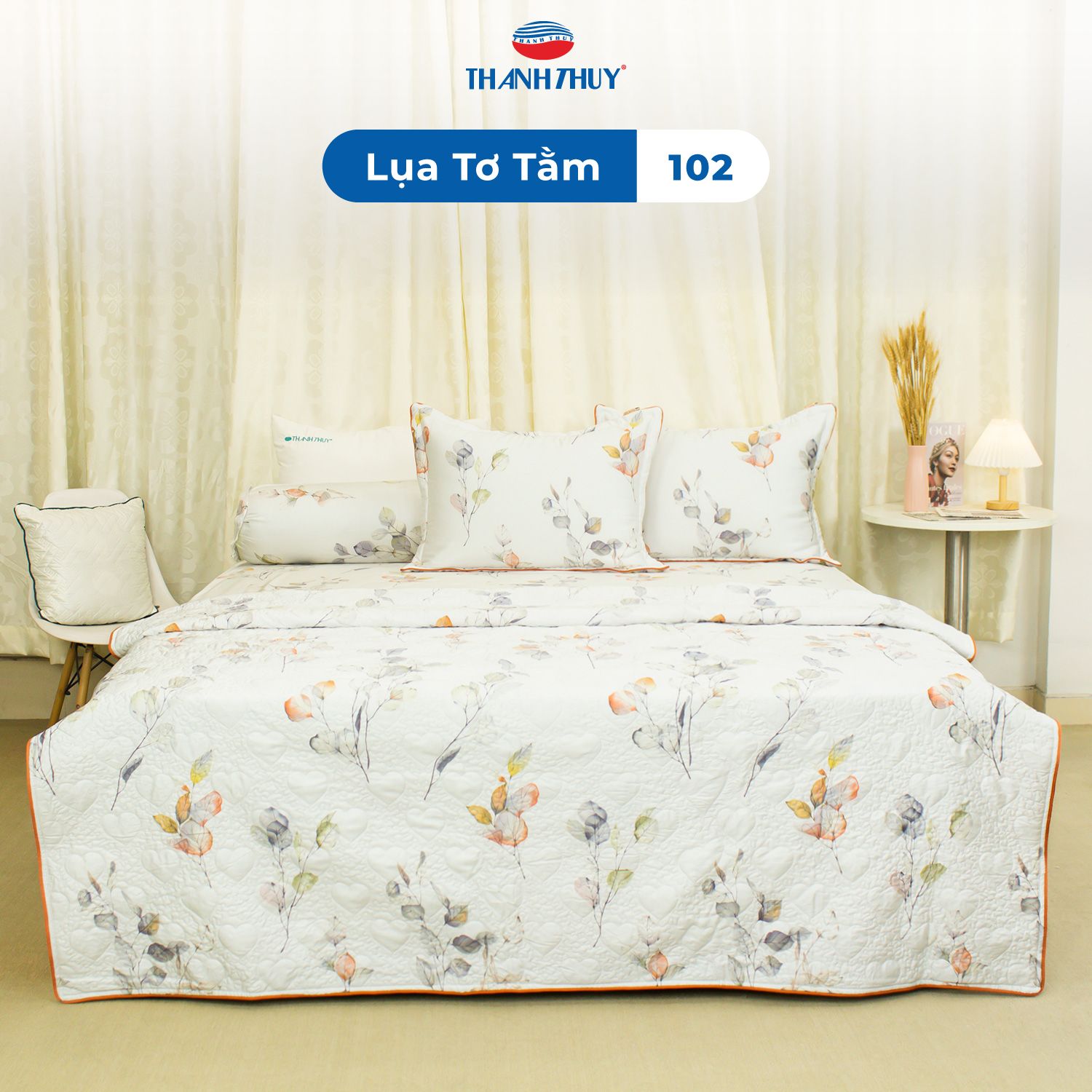  Bộ Ga Bọc Lụa Tơ Tằm 102 