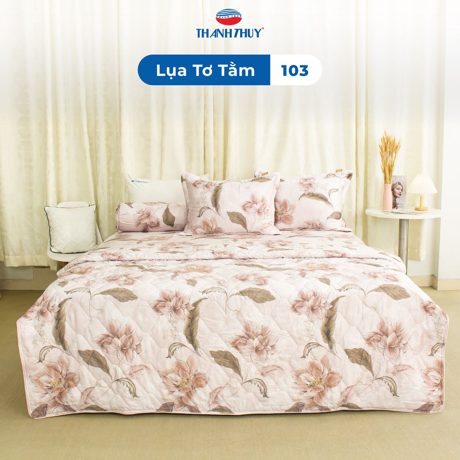  Bộ Ga Bọc Lụa Tơ Tằm 103 