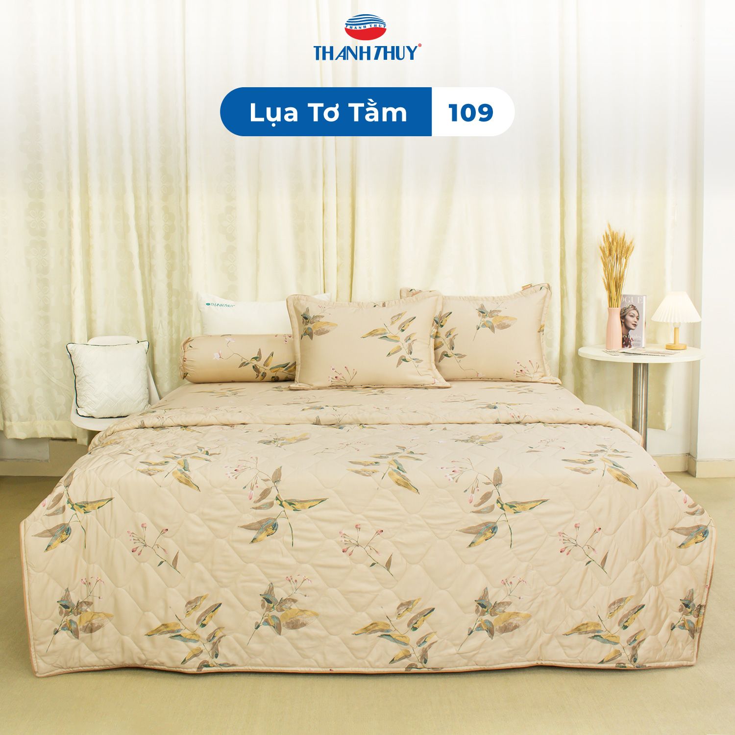  Bộ Ga Bọc Lụa Tơ Tằm 109 