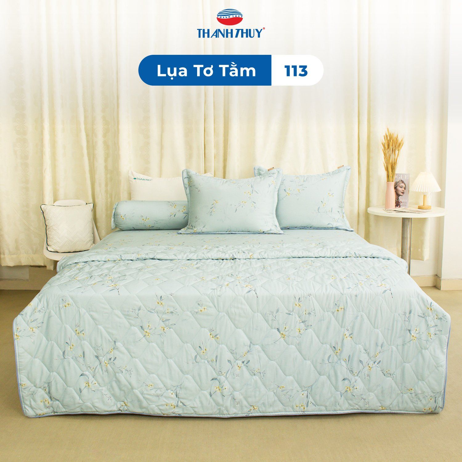  Bộ Ga Bọc Lụa Tơ Tằm 113 