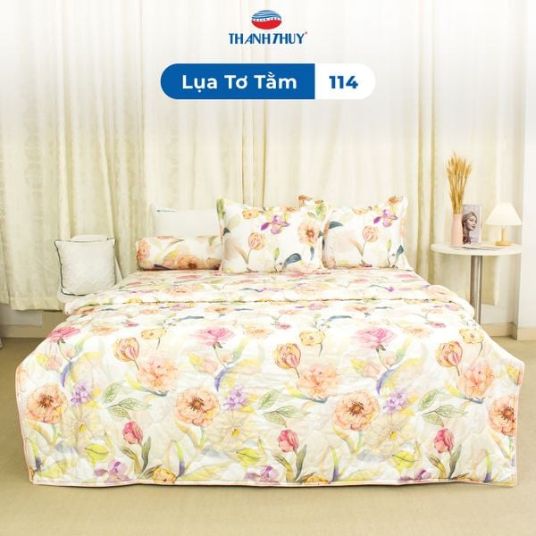  Bộ Ga Bọc Lụa Tơ Tằm 114 