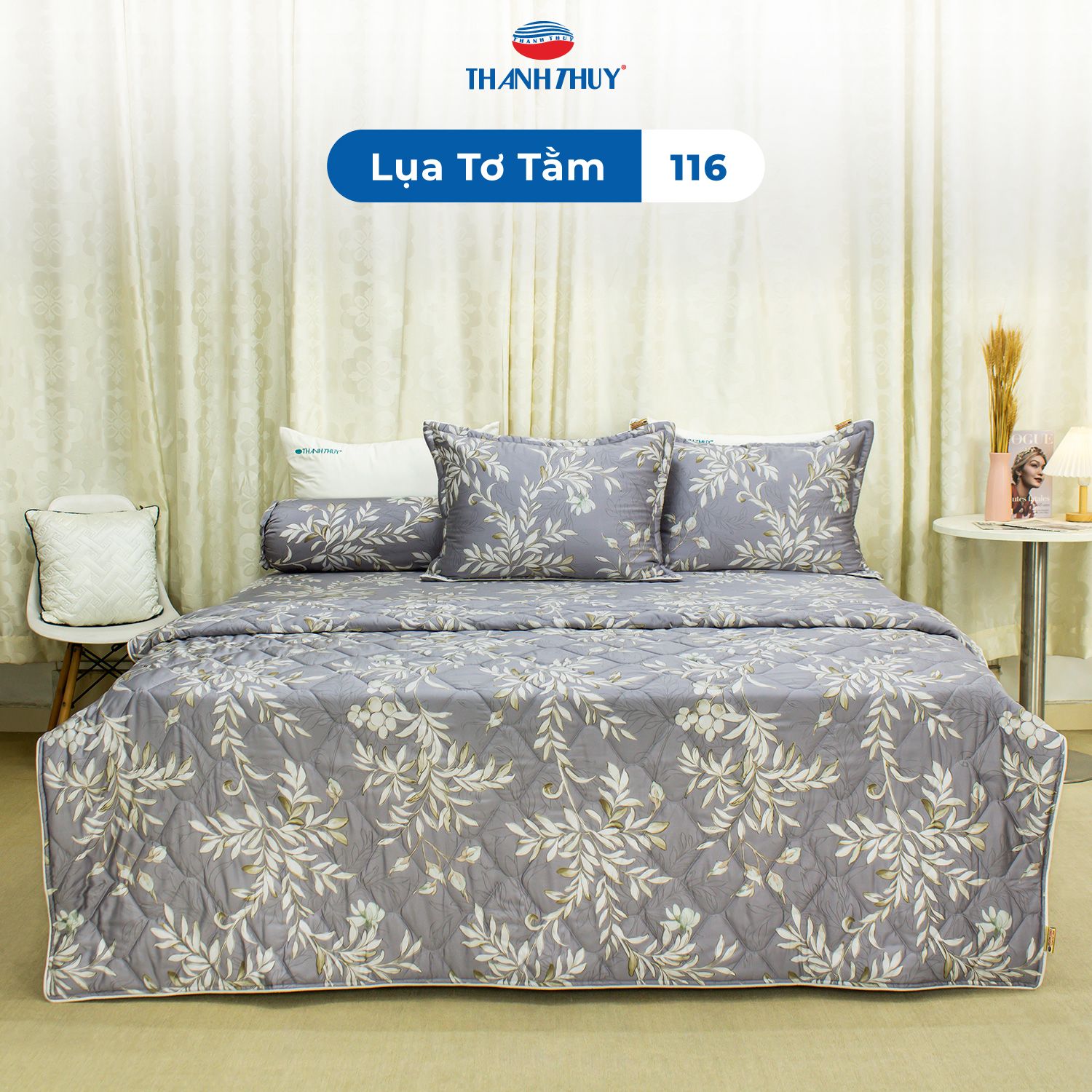  Bộ Ga Bọc Lụa Tơ Tằm 116 