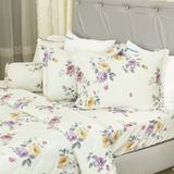  Bộ Ga Gối 4 món cao cấp - 100% Cotton Satin Deluxe -mềm mại,thoáng mát - THANH THUY 