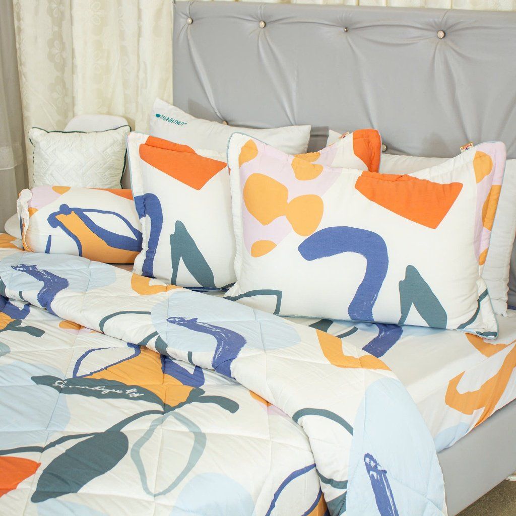  [DEAL SỐC COMBO] Bộ Ga Gối 4 món- Lụa Modal mềm mại - THANH THUY 