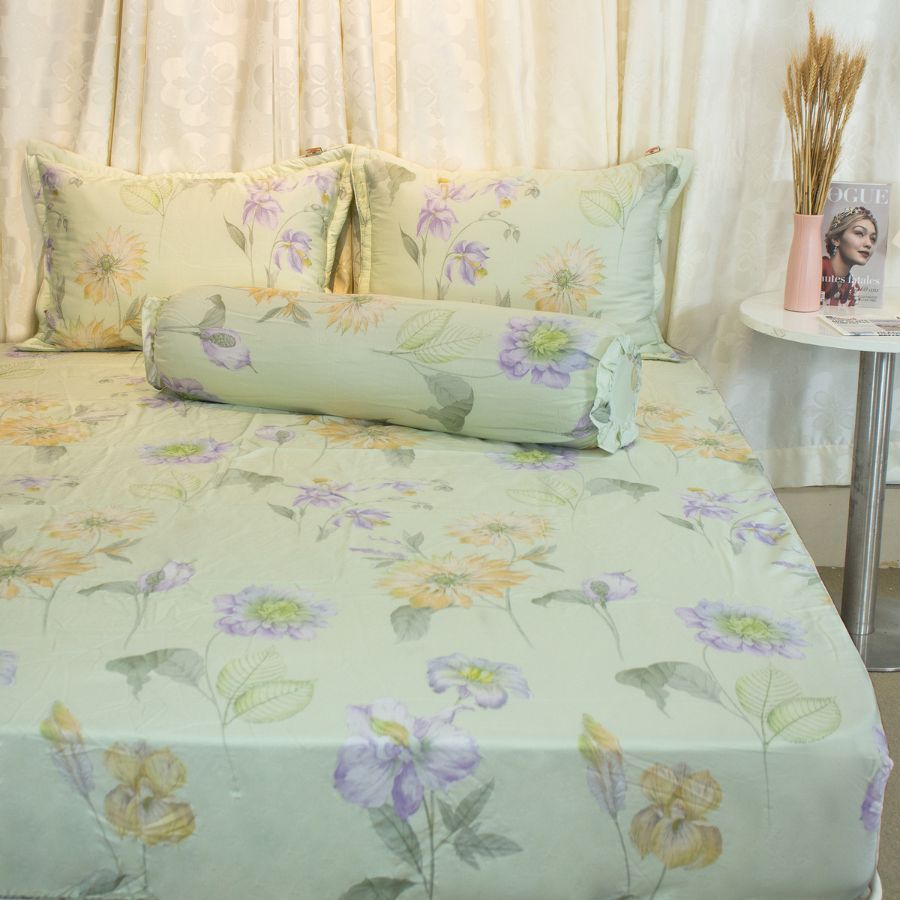  Bộ Ga Bọc Lụa Modal 105 - Chăn Ra Thanh Thủy 