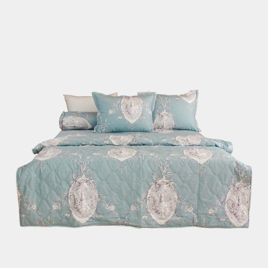  Bộ Ga Bọc Satin A22 - Chăn Ra Thanh Thủy 