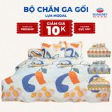  [DEAL SỐC COMBO] Bộ Ga Gối 4 món- Lụa Modal mềm mại - THANH THUY 