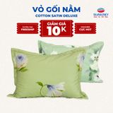  Vỏ Gối Nằm - 100% Cotton Satin - mềm mại, thoáng mát - THANH THUY 