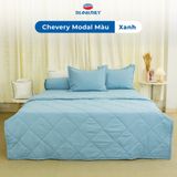  [Giảm 10%] Bộ Chăn Ga Gối 5 món cao cấp - Lụa Chevery Modal (Tencel Modal) Màu - thoáng mát - THANH THUY 