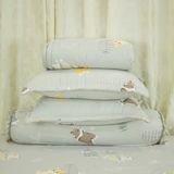  [Giảm 10%] Bộ Chăn Ga Gối 5 món - Lụa Chevery Modal (Tencel Modal) THANH THUY 