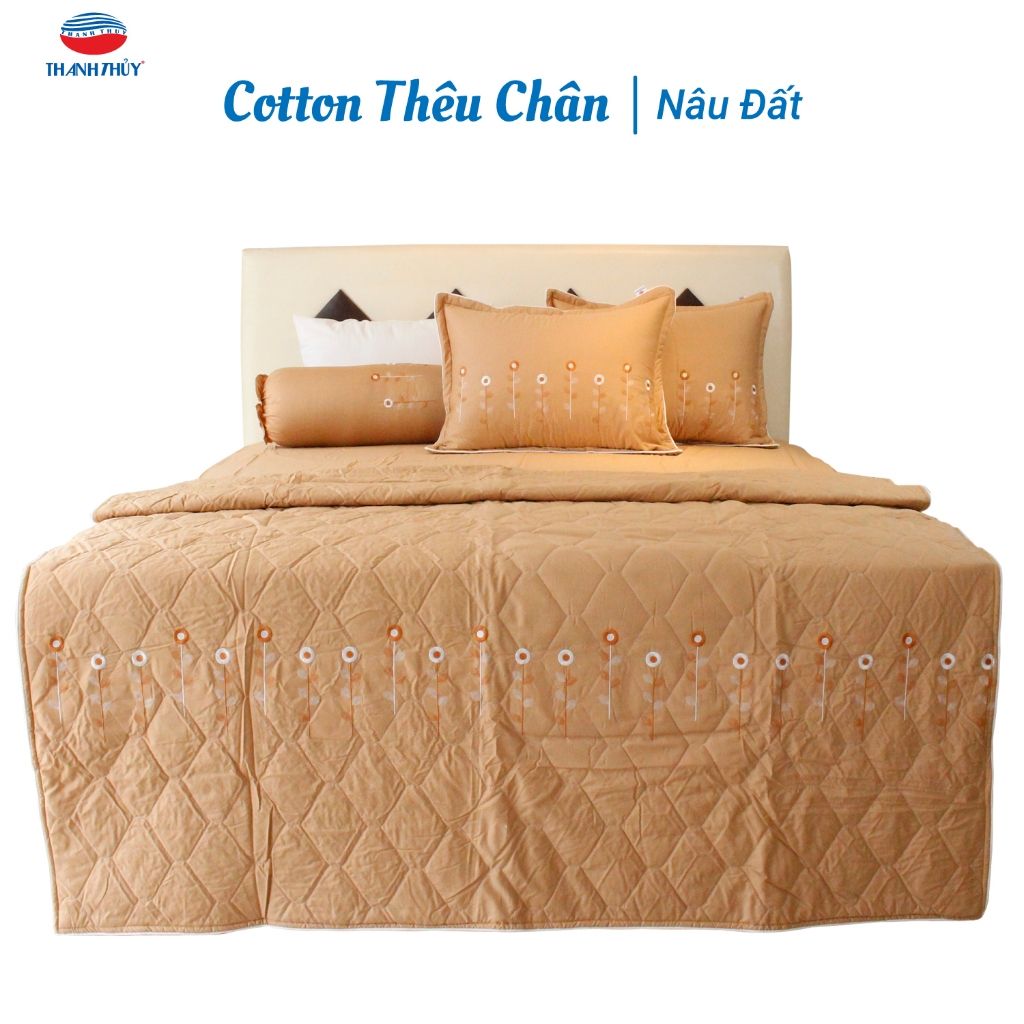  Chăn Chần Bông - 100% Cotton Sateen Guni Màu - thoáng mát - Trơn, Đơn giản - THANH THUY 