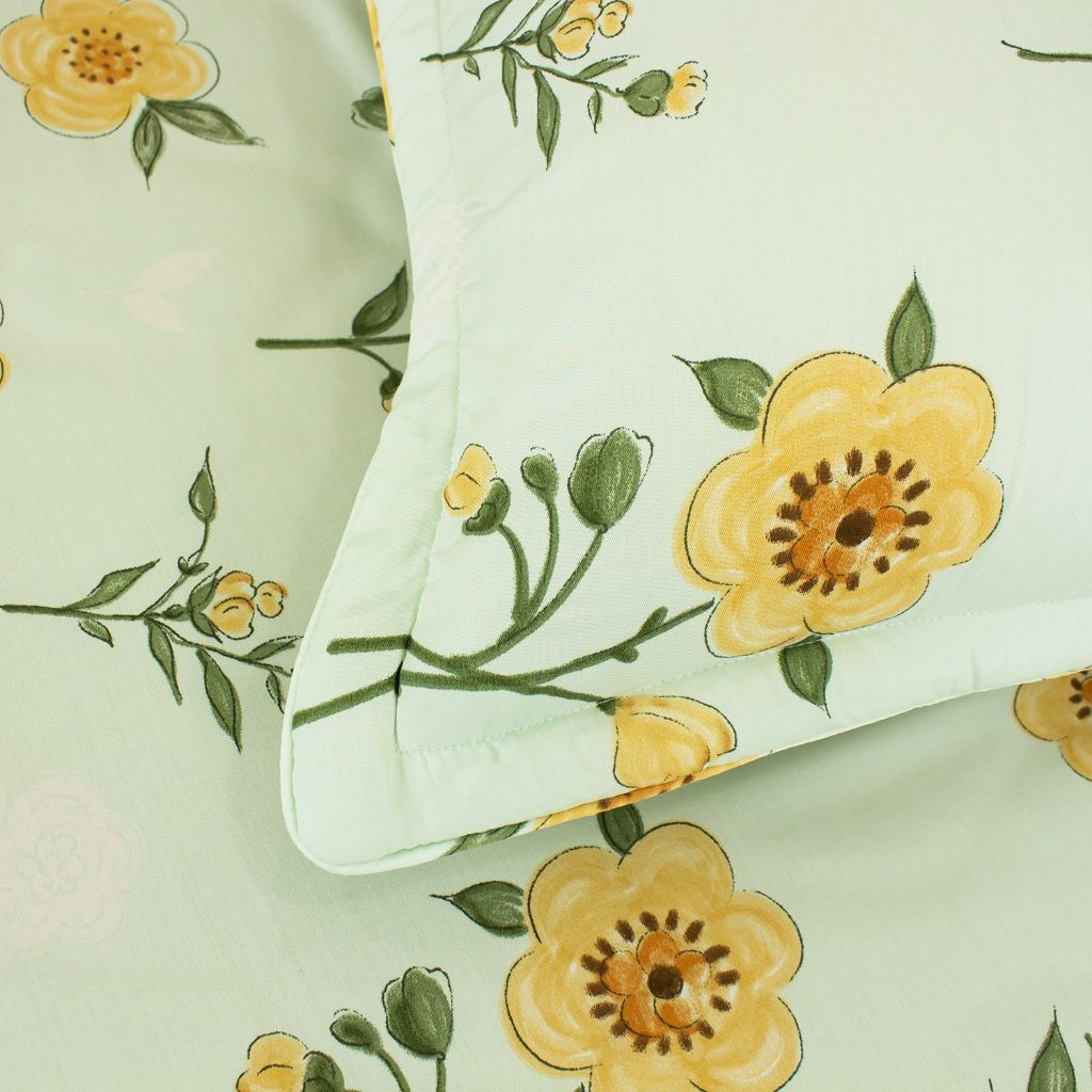  [DEAL SỐC COMBO] Bộ Chăn Ga Gối Chần Bông 5 món - Lụa Modal - mềm mại, thoáng mát - THANH THUY 