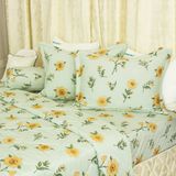  [DEAL SỐC COMBO] Bộ Chăn Ga Gối Chần Bông 5 món - Lụa Modal - mềm mại, thoáng mát - THANH THUY 