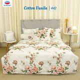  Bộ Ga Bọc Cotton Vanila (Vỏ Gối Không Lót Gòn) 442 