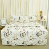  Bộ Ga Bọc Cotton Vanila (Vỏ Gối Không Lót Gòn) 443 