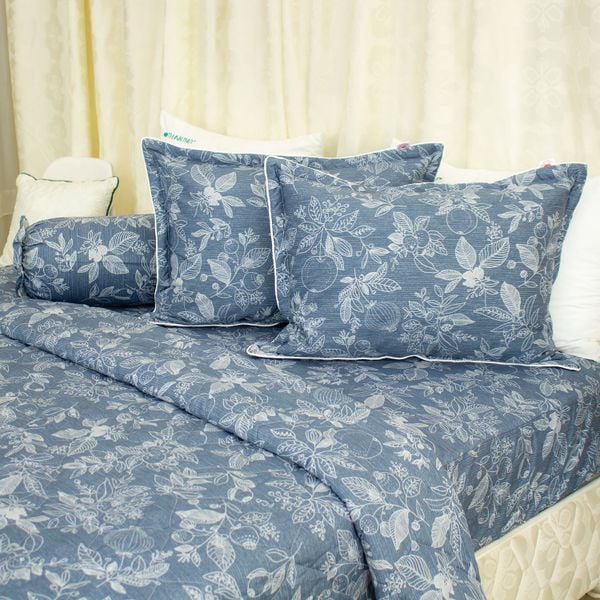  Bộ Ga Bọc Cotton Vanila (Vỏ Gối Không Lót Gòn) 454 