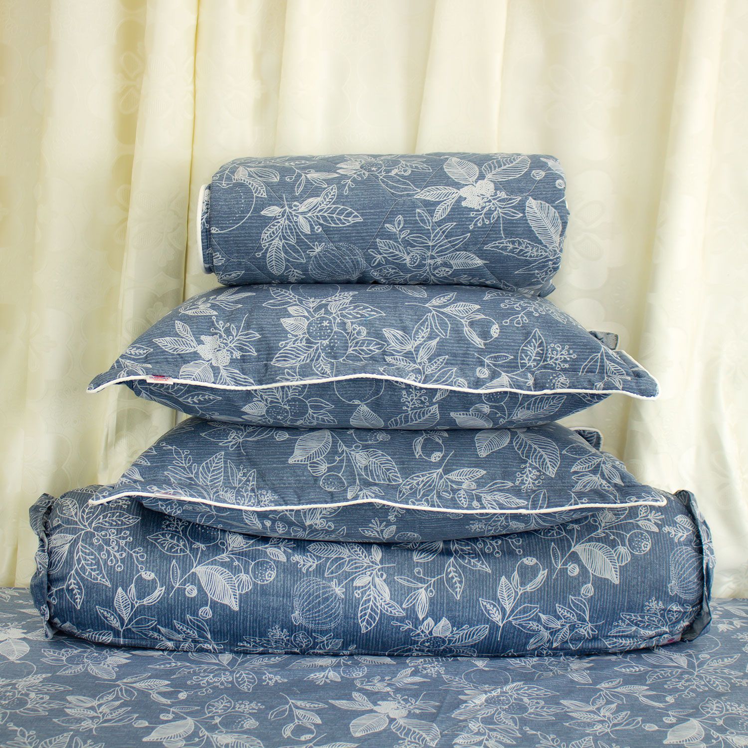  Bộ Ga Bọc Cotton Vanila (Vỏ Gối Không Lót Gòn) 454 