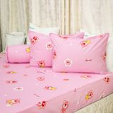  Bộ Ga Bọc Cotton Vanila (Vỏ Gối Không Lót Gòn) 514 