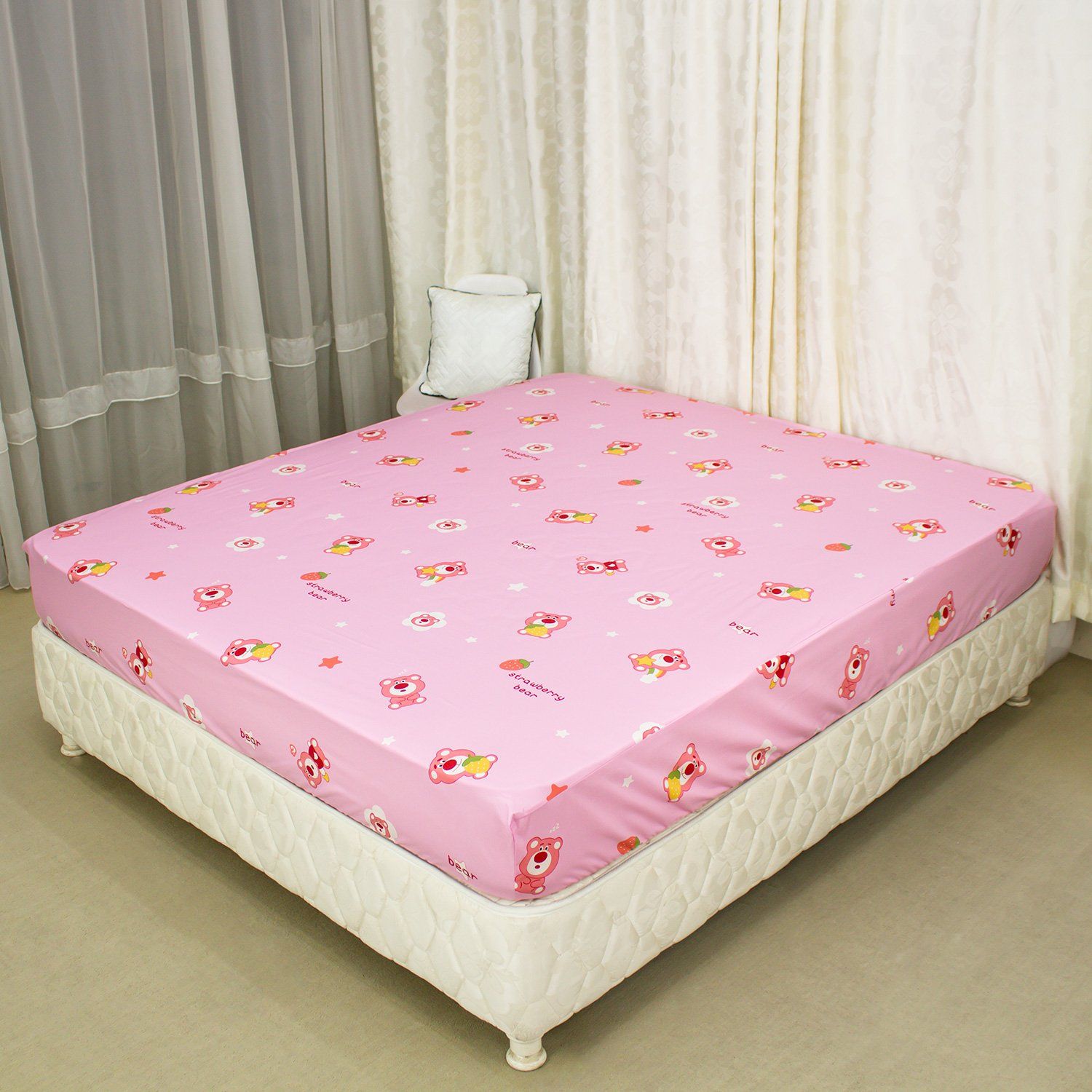  Bộ Ga Bọc Cotton Vanila (Vỏ Gối Không Lót Gòn) 514 