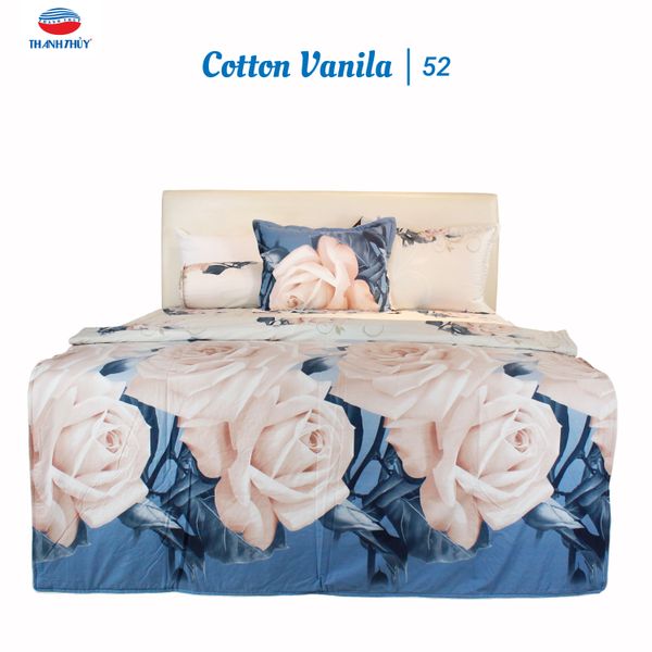  Bộ Ga Bọc Cotton Vanila (Vỏ Gối Không Lót Gòn) 52 