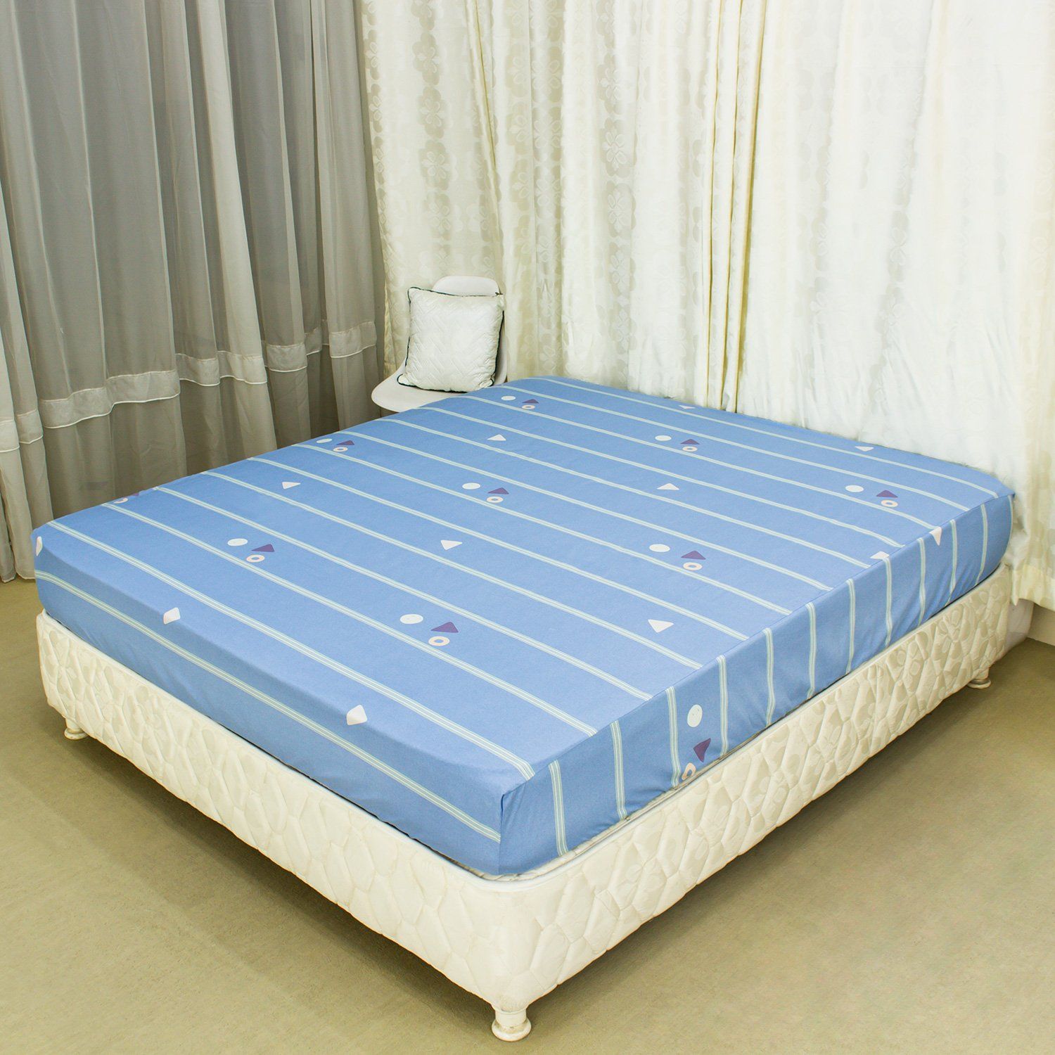  Bộ Ga Bọc Cotton Vanila (Vỏ Gối Không Lót Gòn) 589 