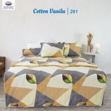  Bộ Ga Bọc Cotton Vanila (Vỏ Gối Không Lót Gòn) 261 