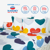  Bộ Ga Bọc Cotton Vanila (Vỏ Gối Lót Gòn) 268 