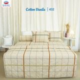  Bộ Ga Bọc Cotton Vanila (Vỏ Gối Không Lót Gòn) 432 