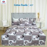  Bộ Ga Bọc Cotton Vanila (Vỏ Gối Không Lót Gòn) 437 