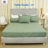  Bộ Ga Bọc Cotton Vanila (Vỏ Gối Không Lót Gòn) 449 