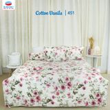  Bộ Ga Bọc Cotton Vanila (Vỏ Gối Không Lót Gòn) 451 