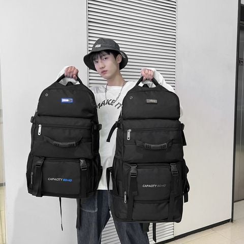  Balo du lịch, đi phượt, balo size cực lớn, có thể nới rộng ngăn 