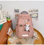  Balo nắp cài phản quan BV72, nhiều ngăn đựng vừa lap lớn, phù hợp học sinh sinh viên, nam nữ 