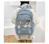  Balo học sinh nhiều ngăn tặng kèm phụ kiện Markbag 