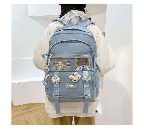  Balo học sinh nhiều ngăn tặng kèm phụ kiện Markbag 